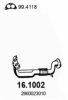 HYUNDAI 2860023530 Exhaust Pipe